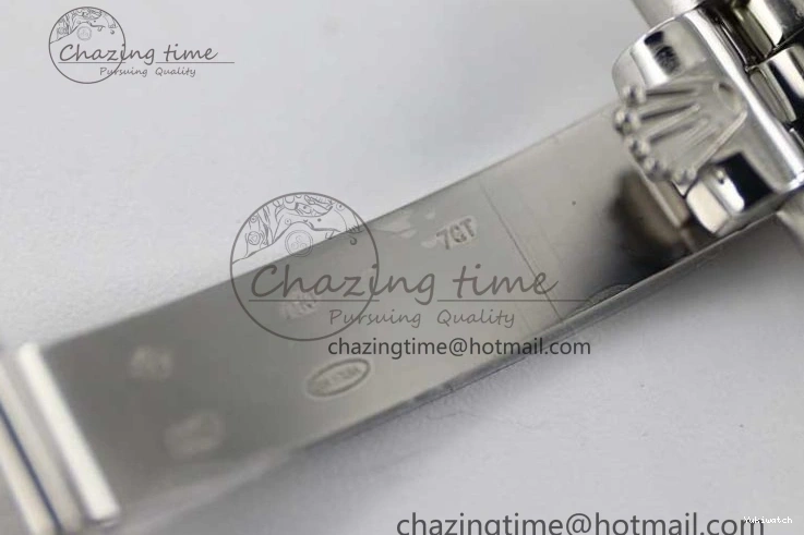 SS 904L Steel 40mm Roman Day Edition Best on 1:1 TWF Green A2836 SS Dial Date Bracelet 0123